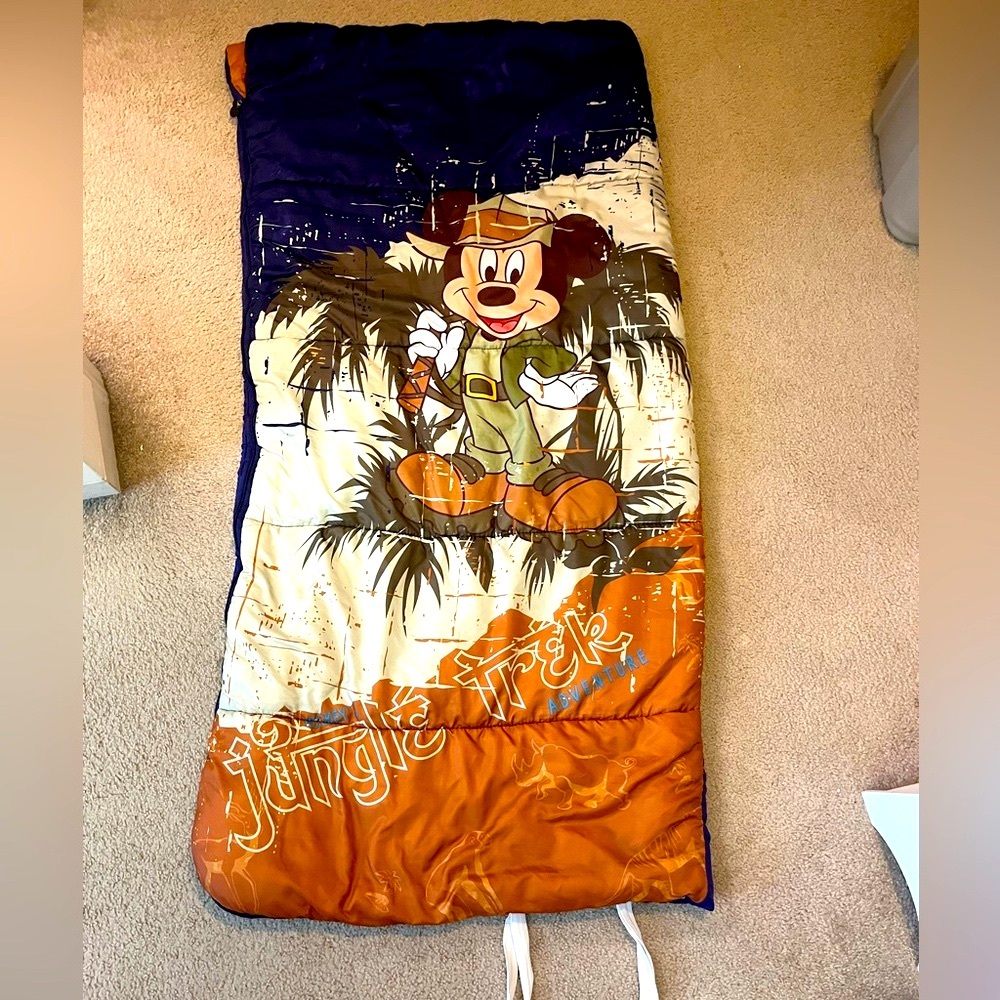 Disney Blue and Brown Jungle Adventure Blanket